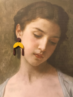 گوشواره خمیر پلیمری
