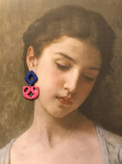 گوشواره خمیر پلیمری