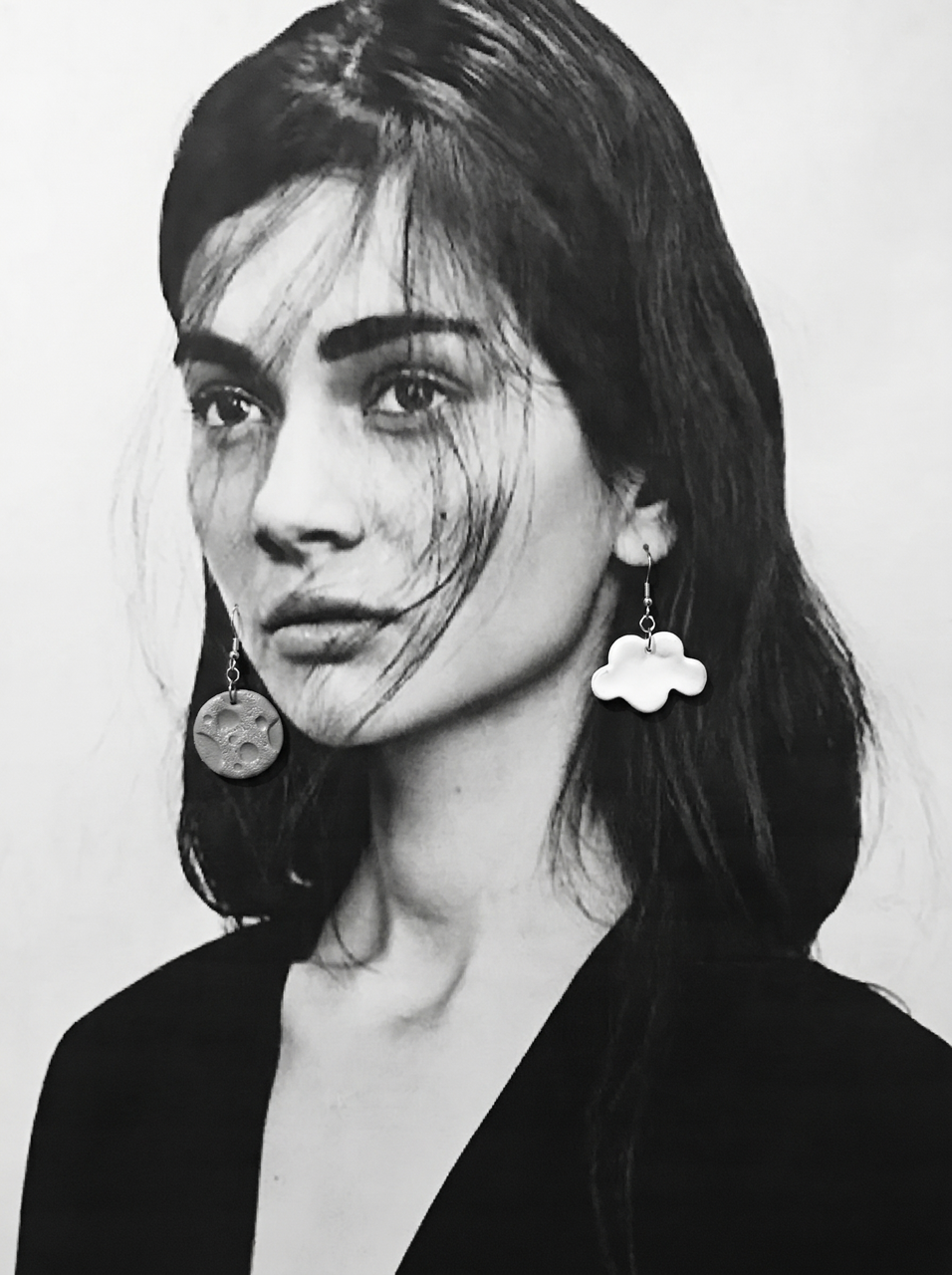 گوشواره خمیر پلیمری