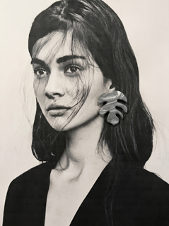 گوشواره خمیر پلیمری